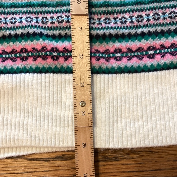 Talbots Fair Isle Sweater size L - Picture 7 of 7
